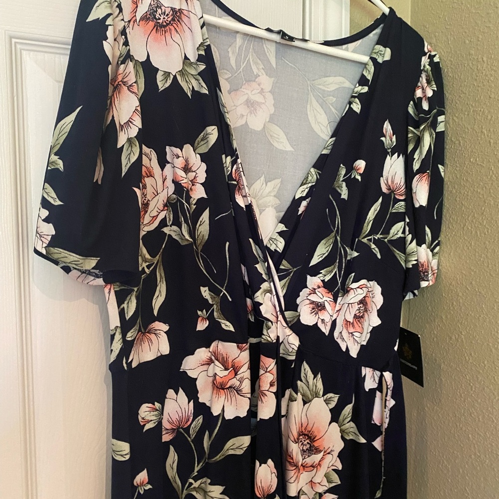 Brand new with tags, asymmetrical wrap dress